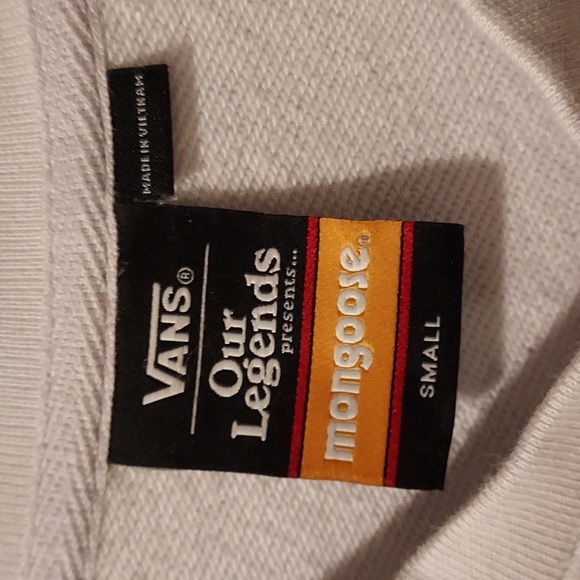 Women's Vans Mongoose Expert BMX   Sweatshirt Size S Rare - Picture 2 of 14